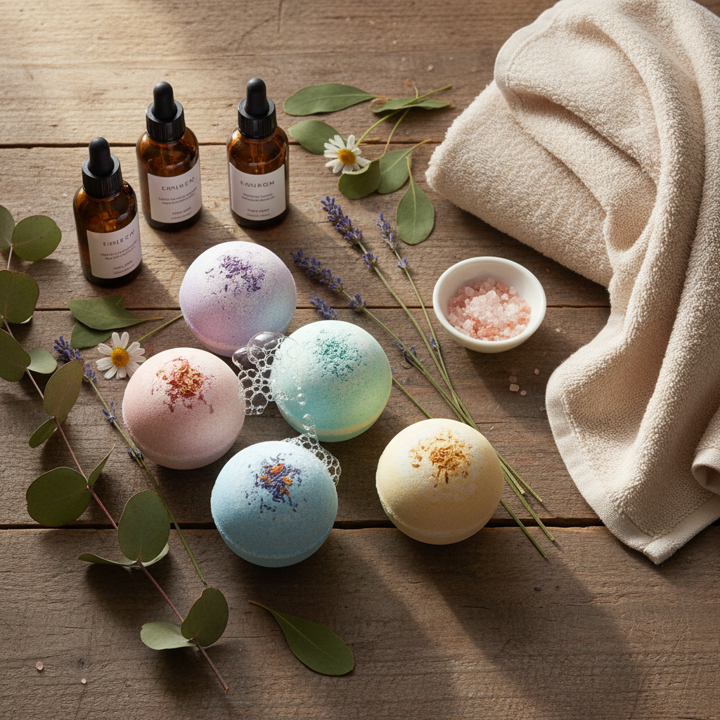 jewelry, candles  & bath bombs with essential oils