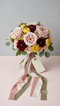 Signature Bouquet with Hand-Dyed Ribbon